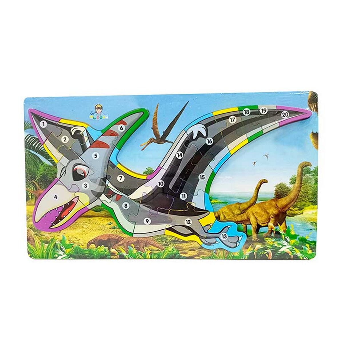 GENERICO - Rompecabezas Dinosaurio Aprendizaje Abecedario Didactico