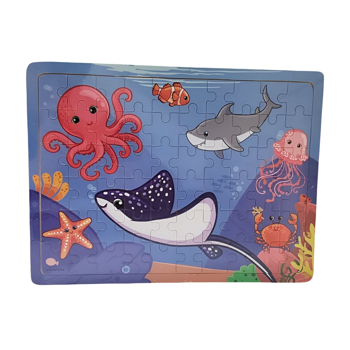 GENERICO - Rompecabezas Madera Figuras Colores Desarrollo Motriz Niños