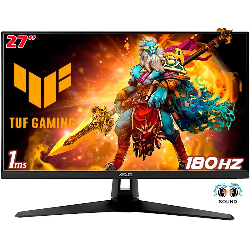 ASUS - MONITOR ASUS TUF GAMING VG27AQ3A  27 PULG 1MS VG3A 180HZ