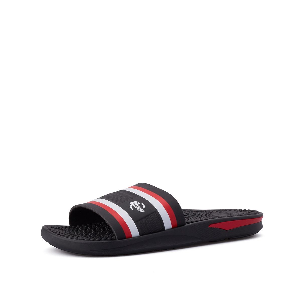 SKY WALK - Sky Walk Sandalia Plana para Hombre 6631372254-117NEGRO