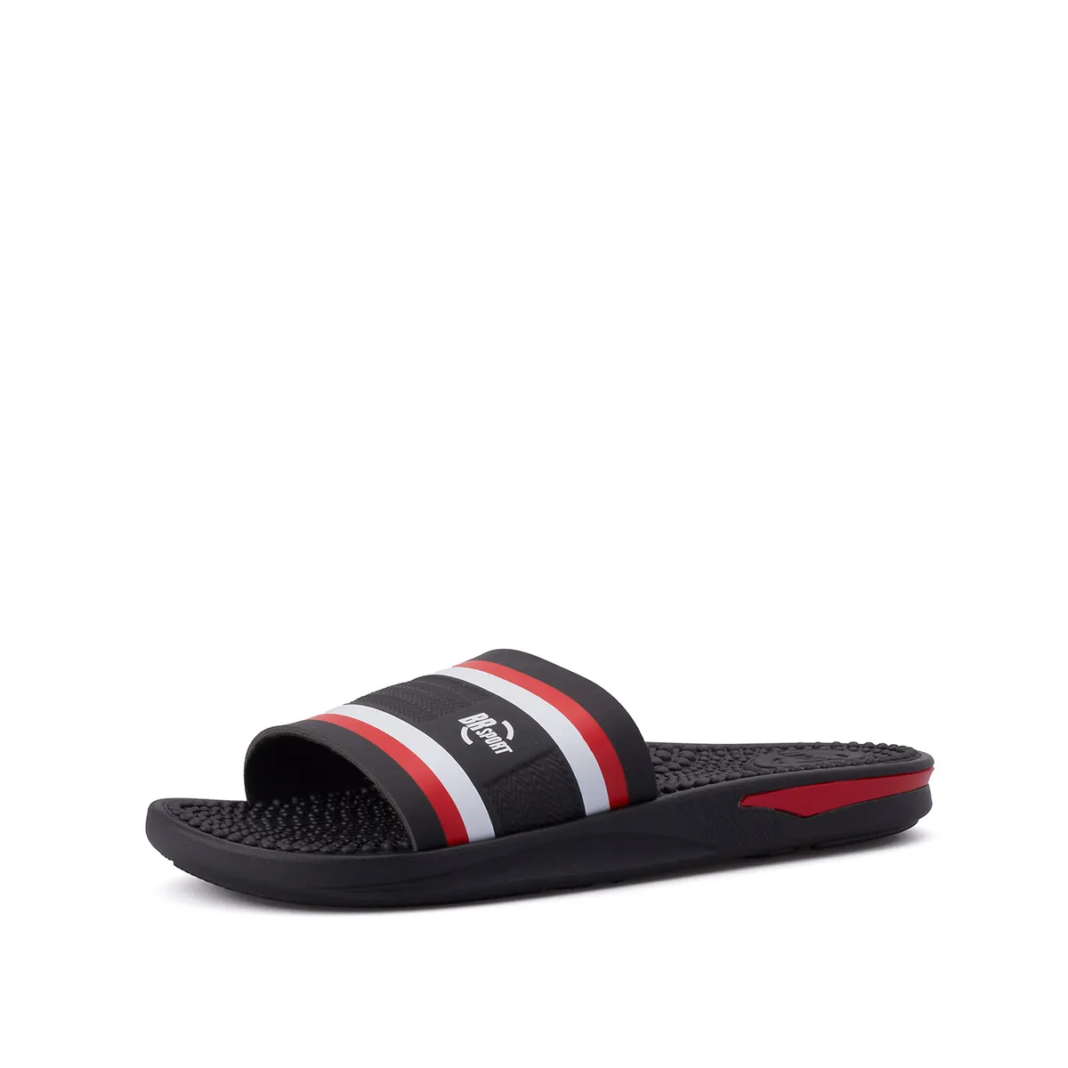 SKY WALK - Sky Walk Sandalia Plana para Hombre 6631372254-117NEGRO