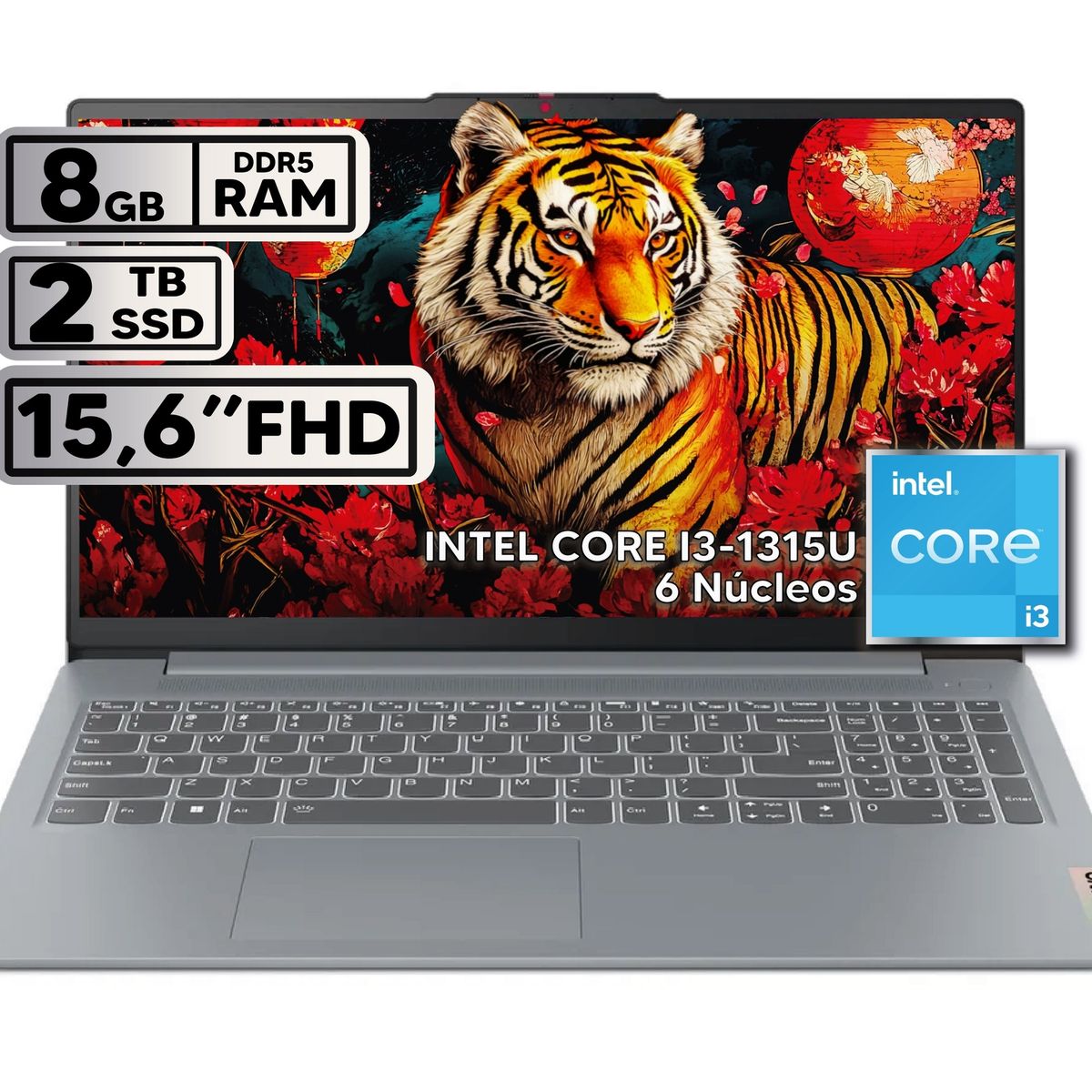 LENOVO - PORTÁTIL LENOVO IDEAPAD SLIM 3 15IRU8 INTEL CORE I3-1315U 8GB RAM 2TB SSD 15.6" FHD
