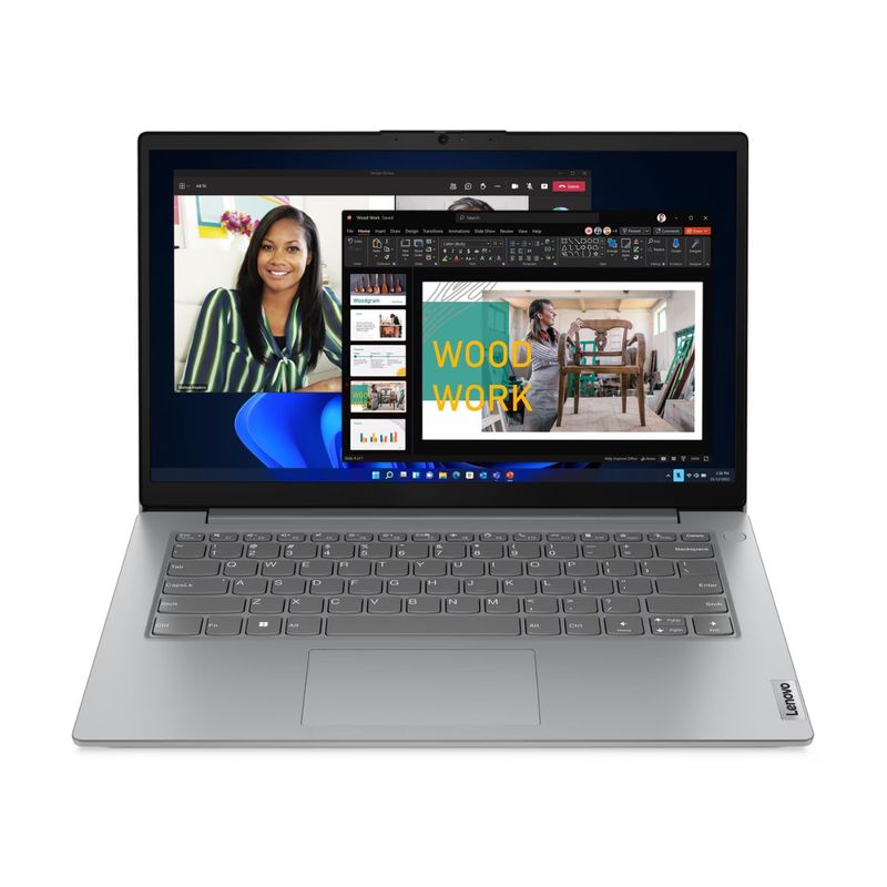 LENOVO - Portátil Lenovo Thinkpad V14 G4amn Amd Ryzen 3 7320u Freedos Ram 16gb Ssd 256 Color Gris