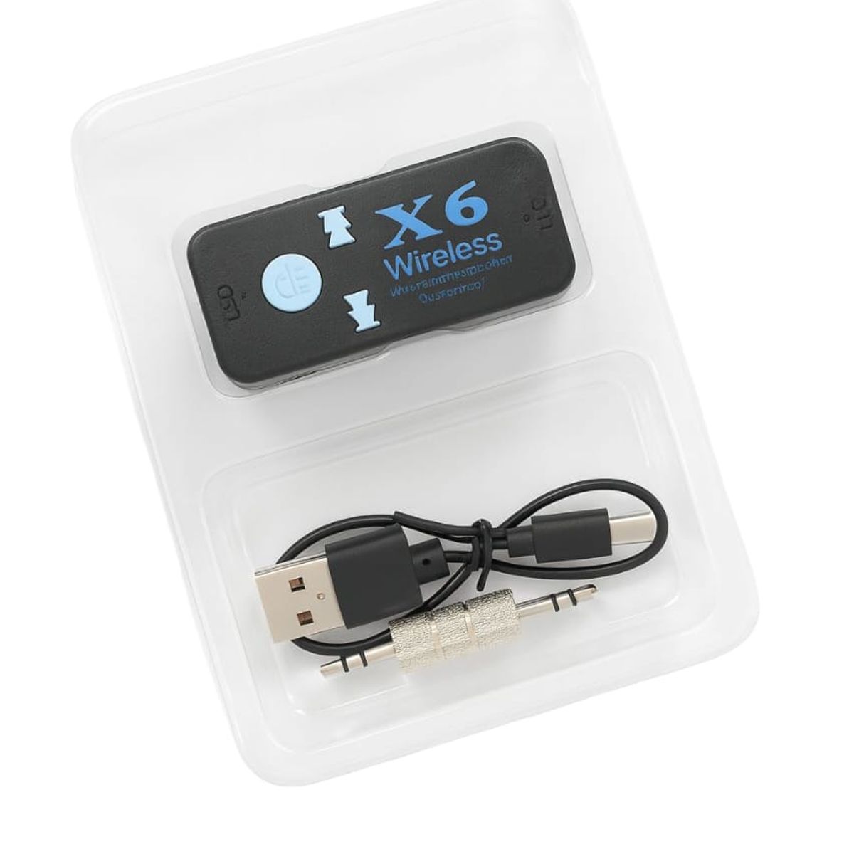 GENERICO - Receptor Bluetooth X6 para Auto  Manos Libres y Música