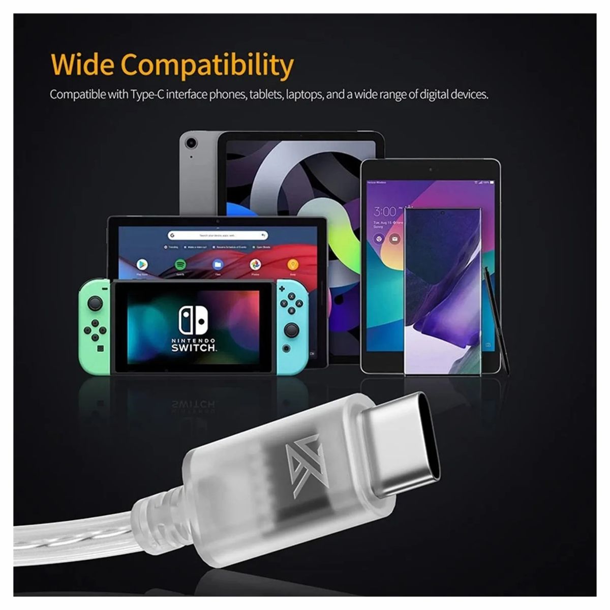 KZ - Cable KZ USB-C con Micrófono Compatible con KZ ZSN ProEDX ProCastor