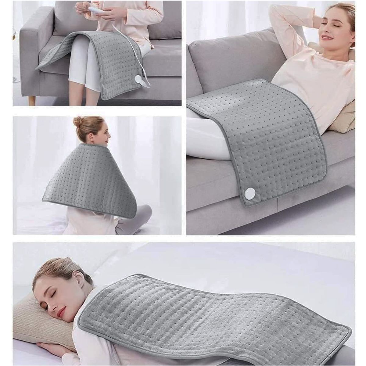 ONE PIXEL - Cobija Manta Térmica Ideal Para Aliviar Dolor Compresas Eléctricas Facil Lavado