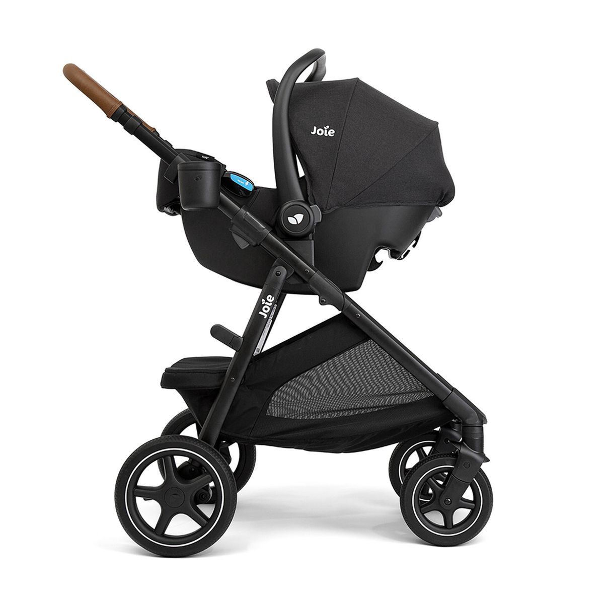 JOIE - Coche Bebé Travel System 4 en 1 Ginger™ and Rue™ Shale Dark Joie Negro