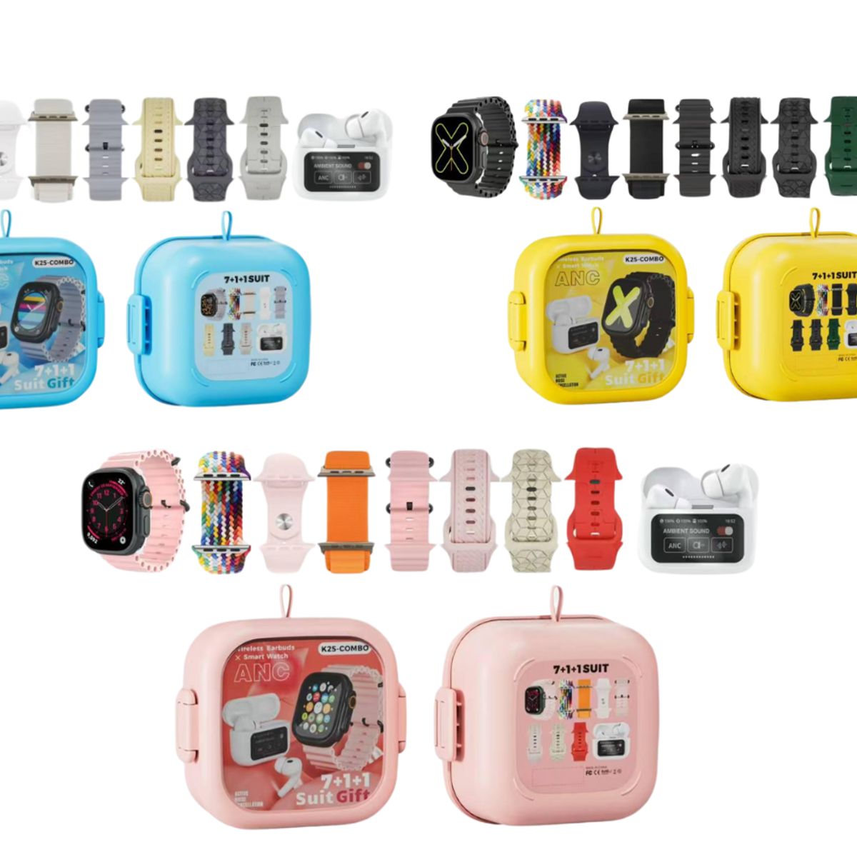 SHUNGA - Reloj Inteligente K25-COMBO Smartwatch Audífonos