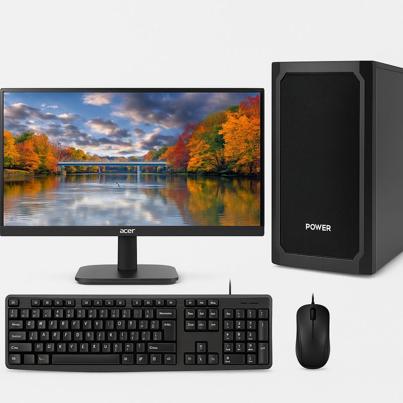 INTEL - Computador De Escritorio Intel Core I5 10400T Ssd 512Gb Ram 16Gb Monitor Acer 22