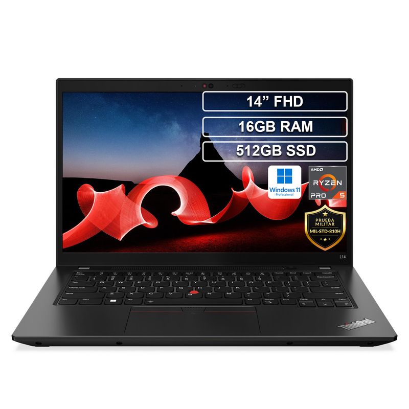 LENOVO - Portatil Lenovo Thinkpad Ryzen 5 Pro 7530U 16GB 512GB Win 11