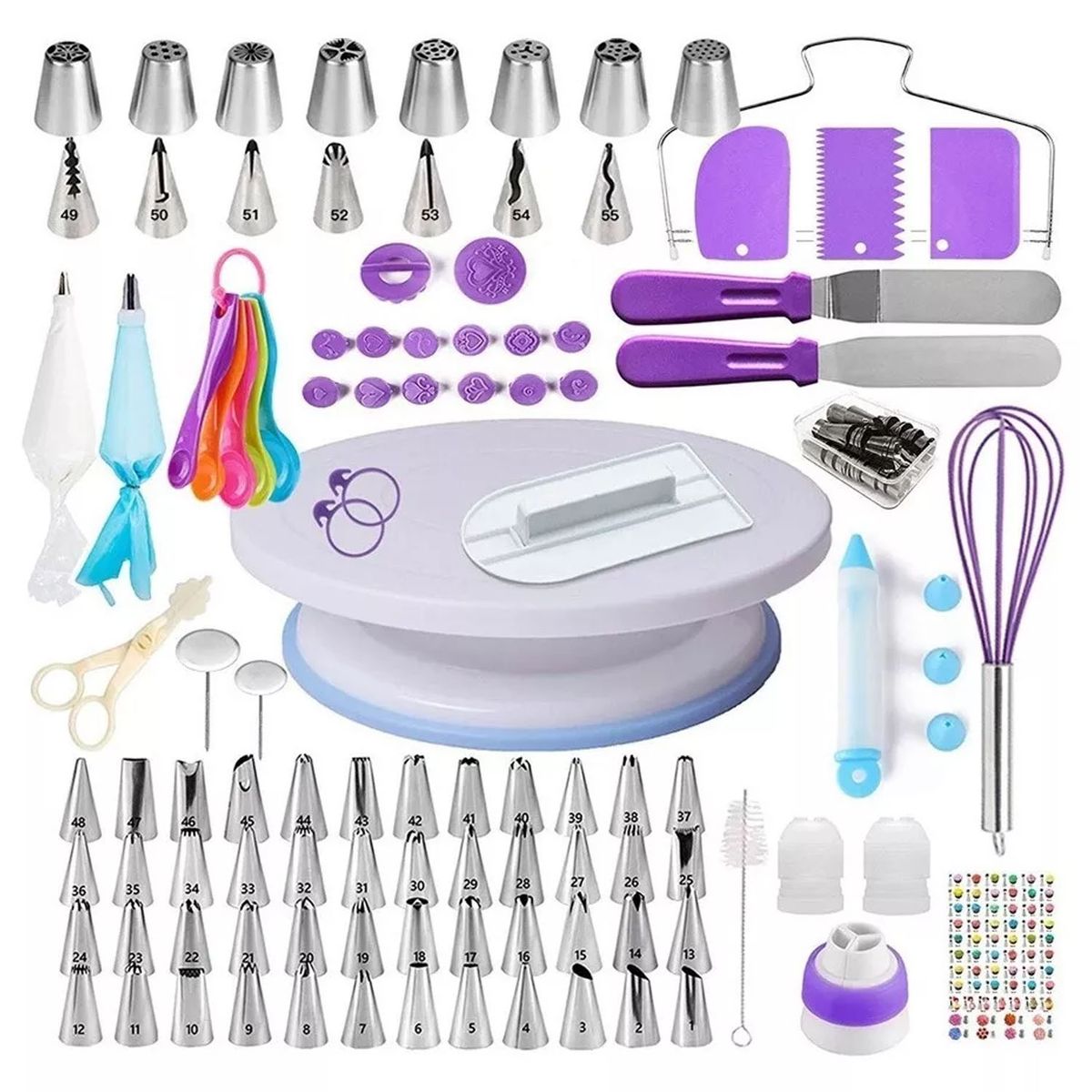 ONE PIXEL - Kit Pastelería Decoración Tortas Ponques Pasteles Juego