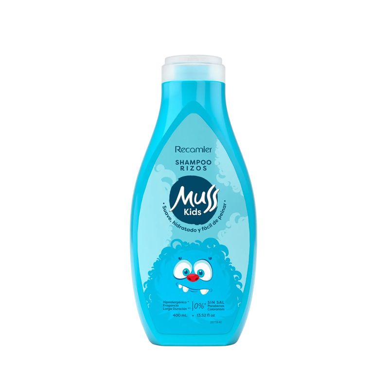 MUSS - Shampoo Kids Rizos Muss 400 ml