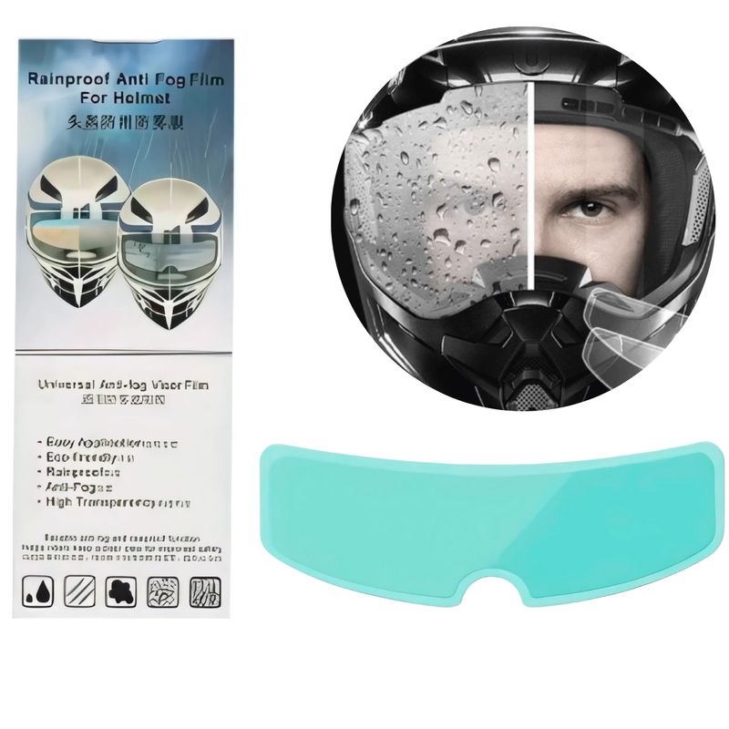 GENERICO - Pelicula antiempañante pink lonk casco lluvia indumentaria