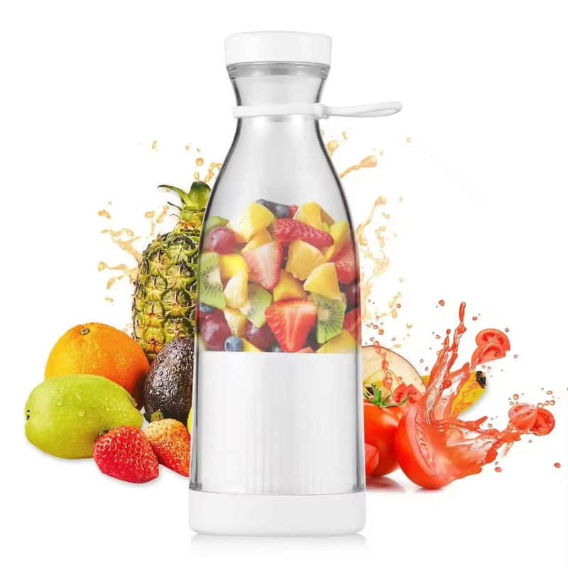 GENERICO - Mini batidora eléctrica portátil de 420 ml recargable