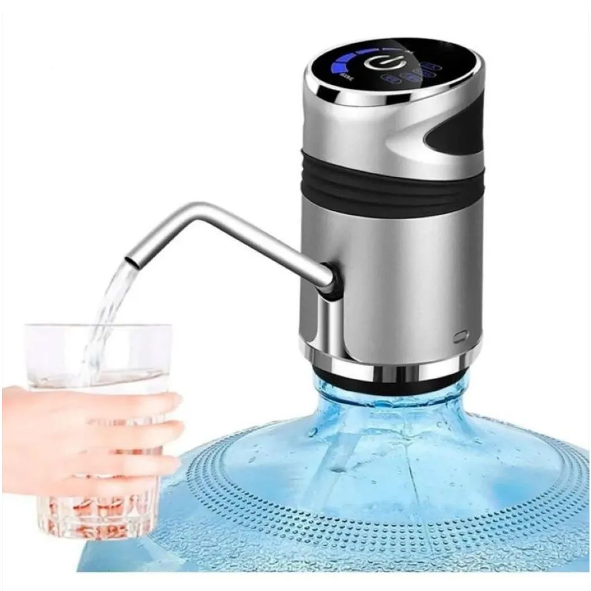 ONE PIXEL - Dispensador De Agua Botellon Succión Automatica Recargable Y Tactil