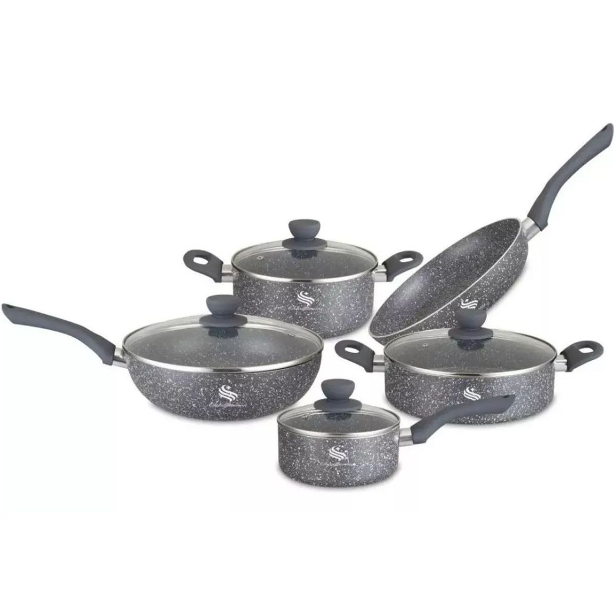 SCHAFFHAUSEN - Batería Ollas Schaffhausen Profesional 9PCS Suizas Original