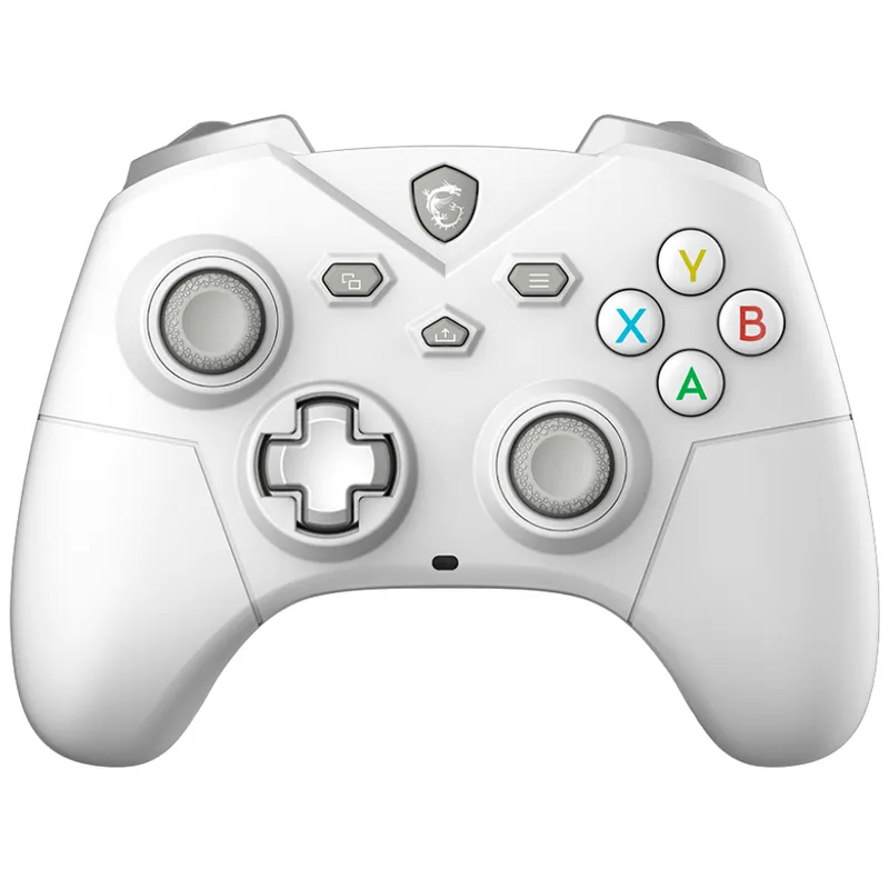 MSI - Control Gamer Msi Force Gc300 Inalambrico Y Bluetooth Blanco
