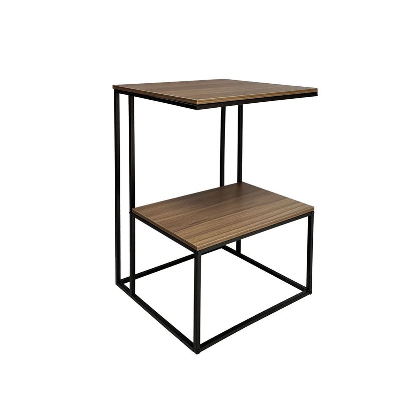 DIMATEX LEON - Mesa Auxiliar Dos Niveles Decorativa Moderna Refirene