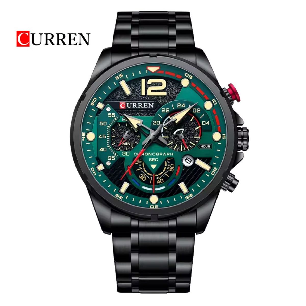 CURREN - Reloj CURREN 8395 Cronógrafo Para Hombre - Pavonado