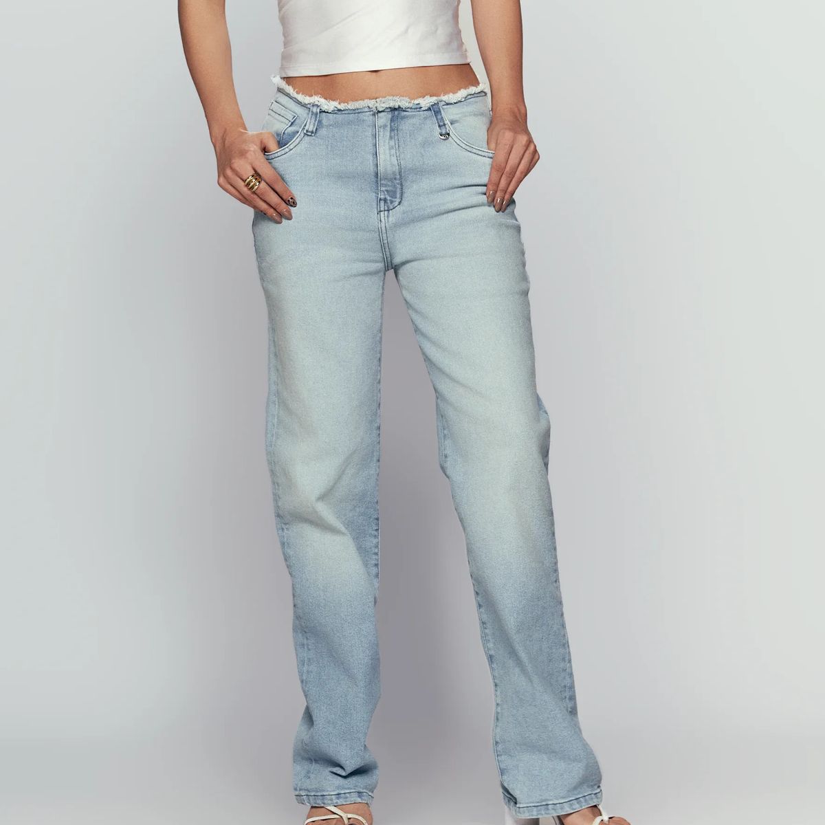 DEREK - Jean Para Mujer Straight Derek
