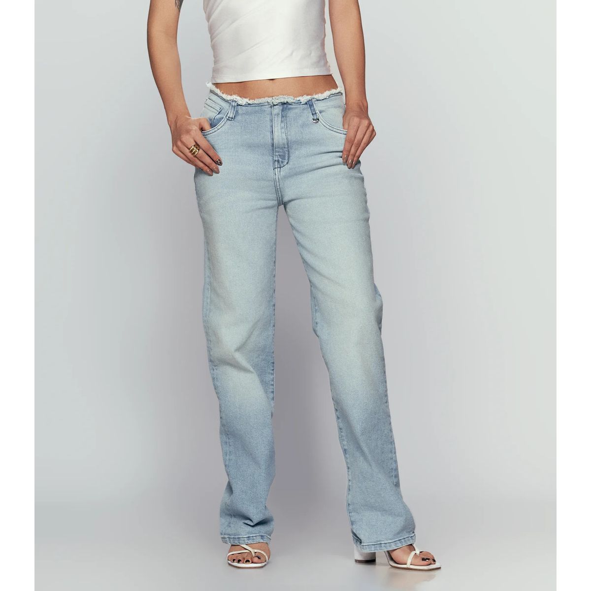 DEREK - Jean Para Mujer Straight Derek