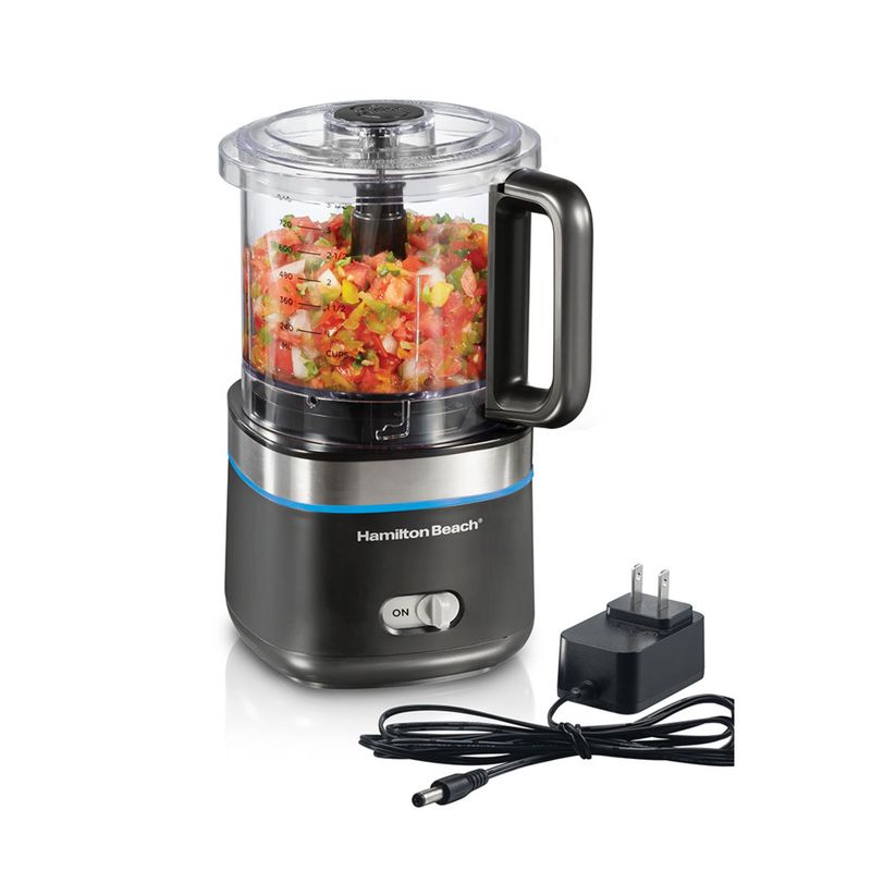 HAMILTON BEACH - Picadora de alimentos inalámbrica
