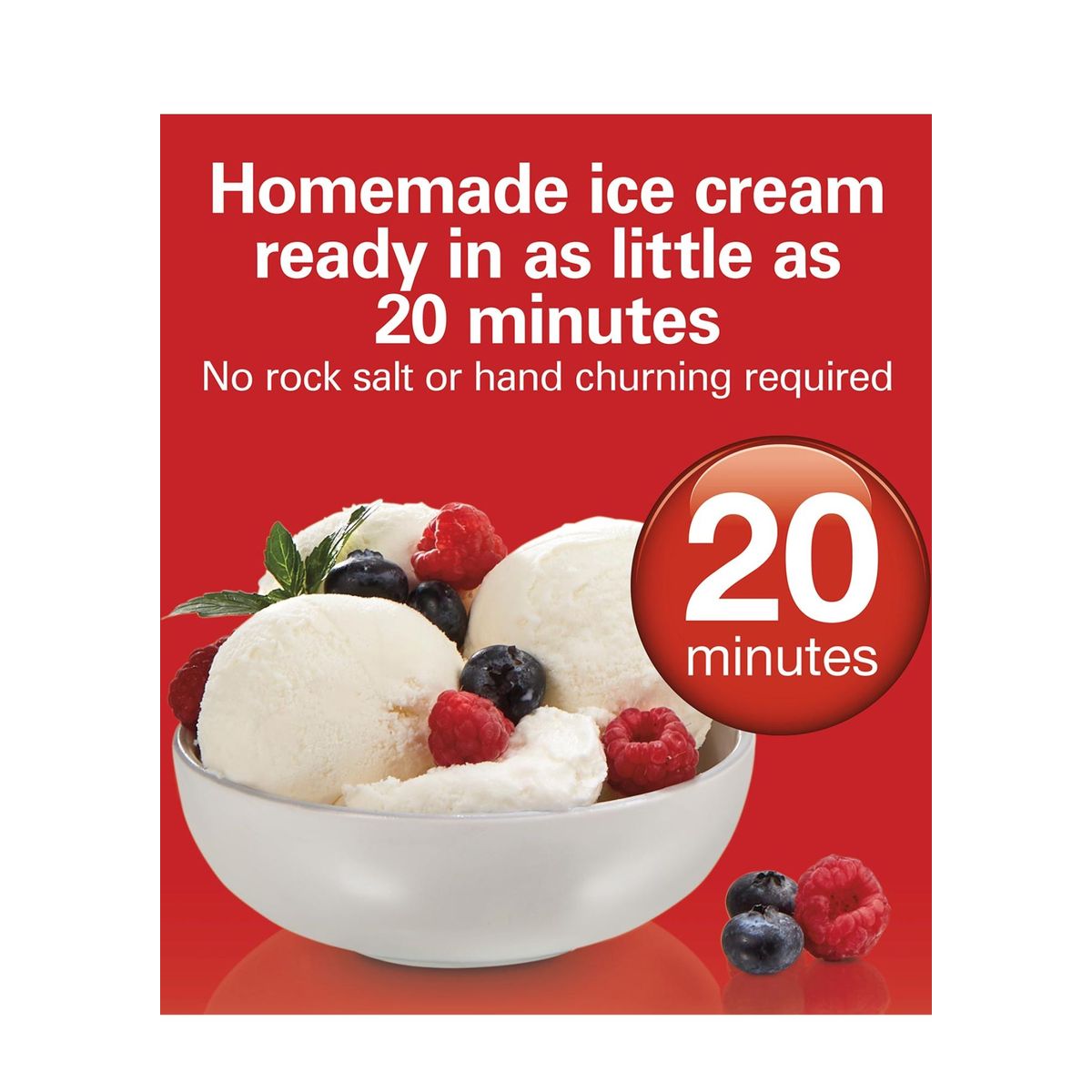 HAMILTON BEACH - Máquina para hacer helados de 1.5 cuartos