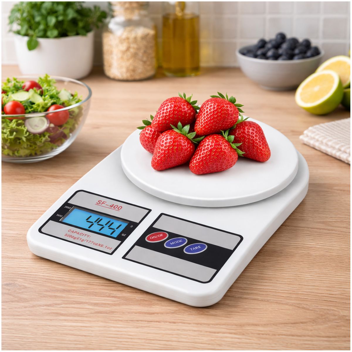 ONE PIXEL - Balanza Gramera De Cocina Digital Electronic SF-400