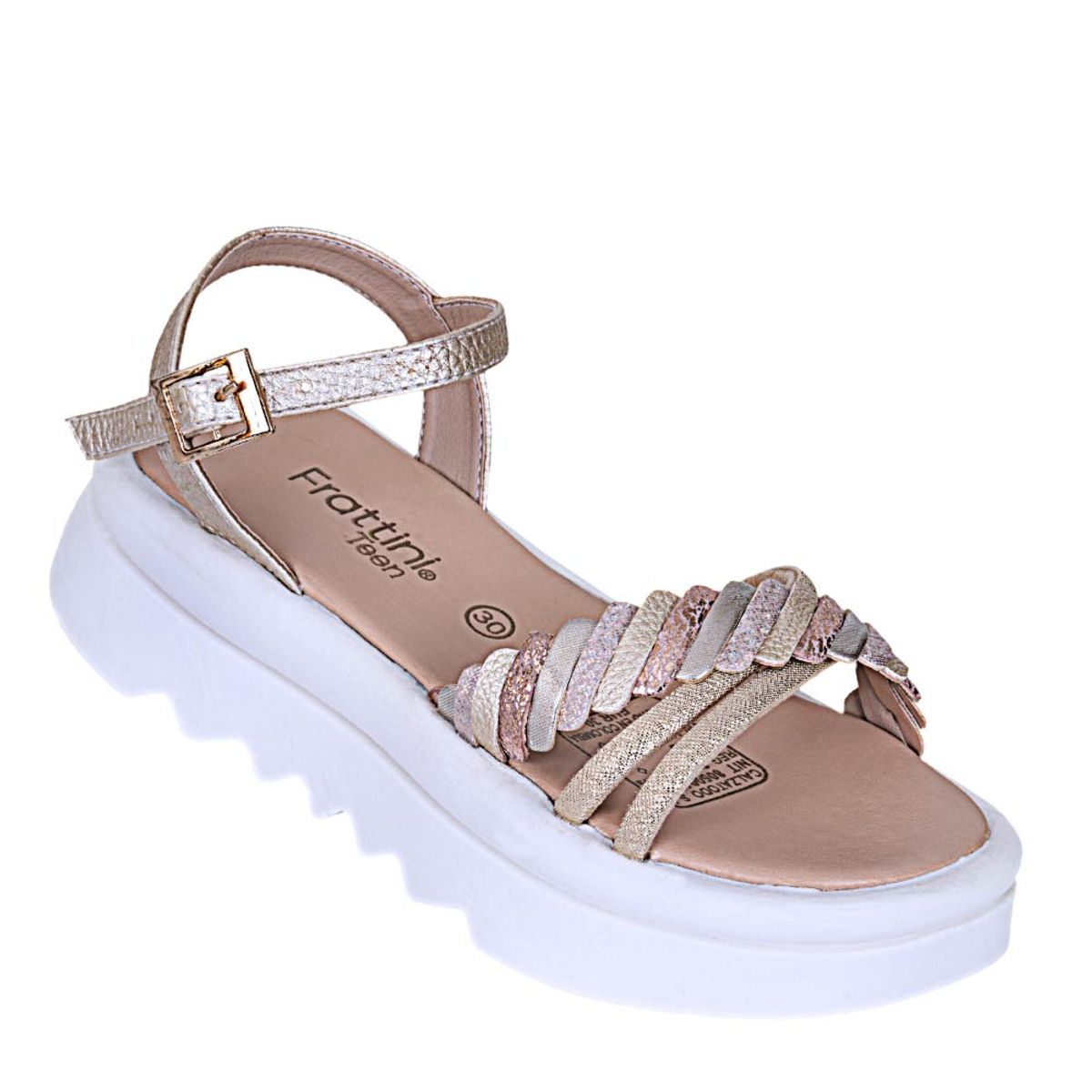 FRATTINI - Sandalia de Niña marca FRATTINI en Color TRESOROS   SANDBARTAS