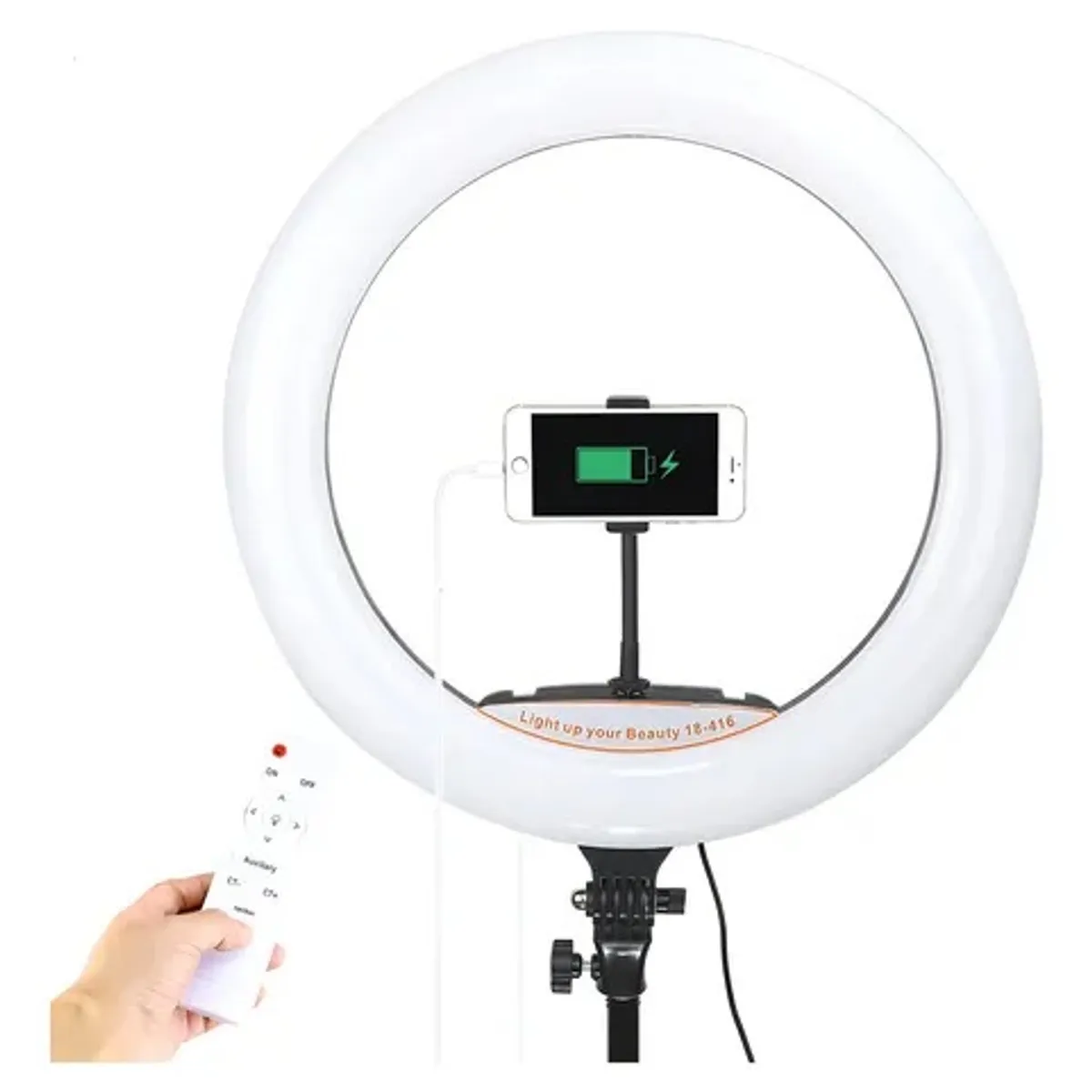 GENERICO - Aro De Luz 45 Cm Rgb Led Trípode Profesional Control Remoto