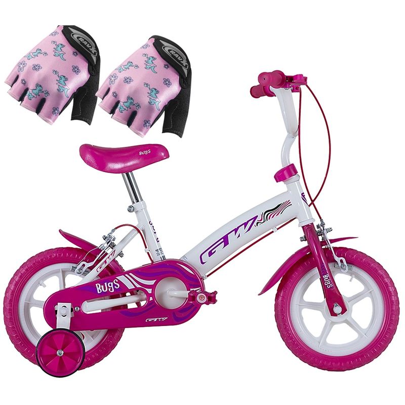 GW - Bicicleta Niña Gw Rin 12 Bugs Con Accesorios
