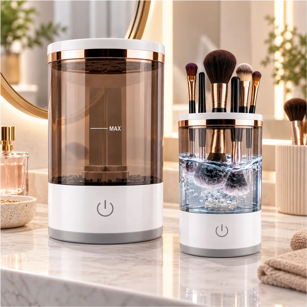 ONE PIXEL - Limpiador De Brochas Electrico Mini Maquillaje Limpio  Portatil