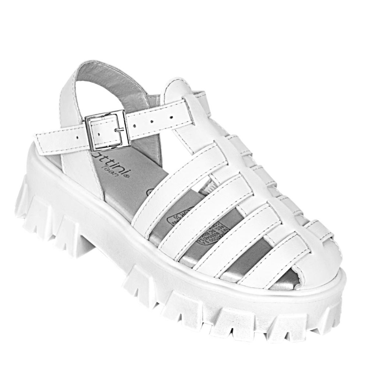 FRATTINI - Sandalia de Niña marca FRATTINI en Color BLANCO   SANDBANDA