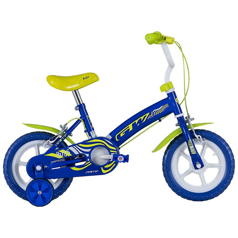 GW - Bicicleta Niño Niña Rin 12 Con Ruedas Auxiliares
