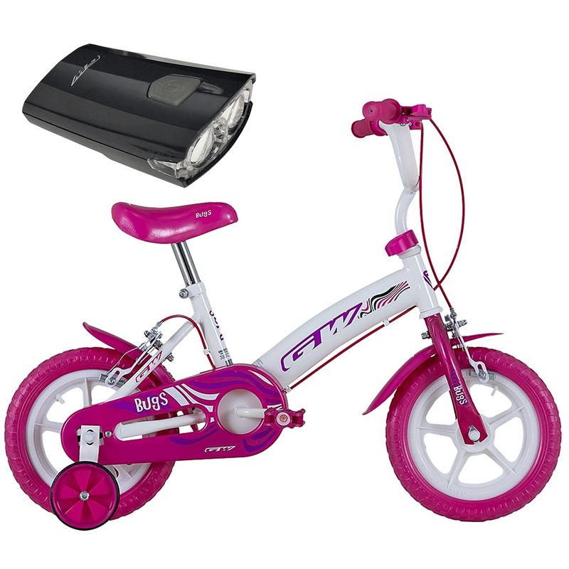 GW - Bicicleta Niña Gw Rin 12 Bugs Con Accesorios