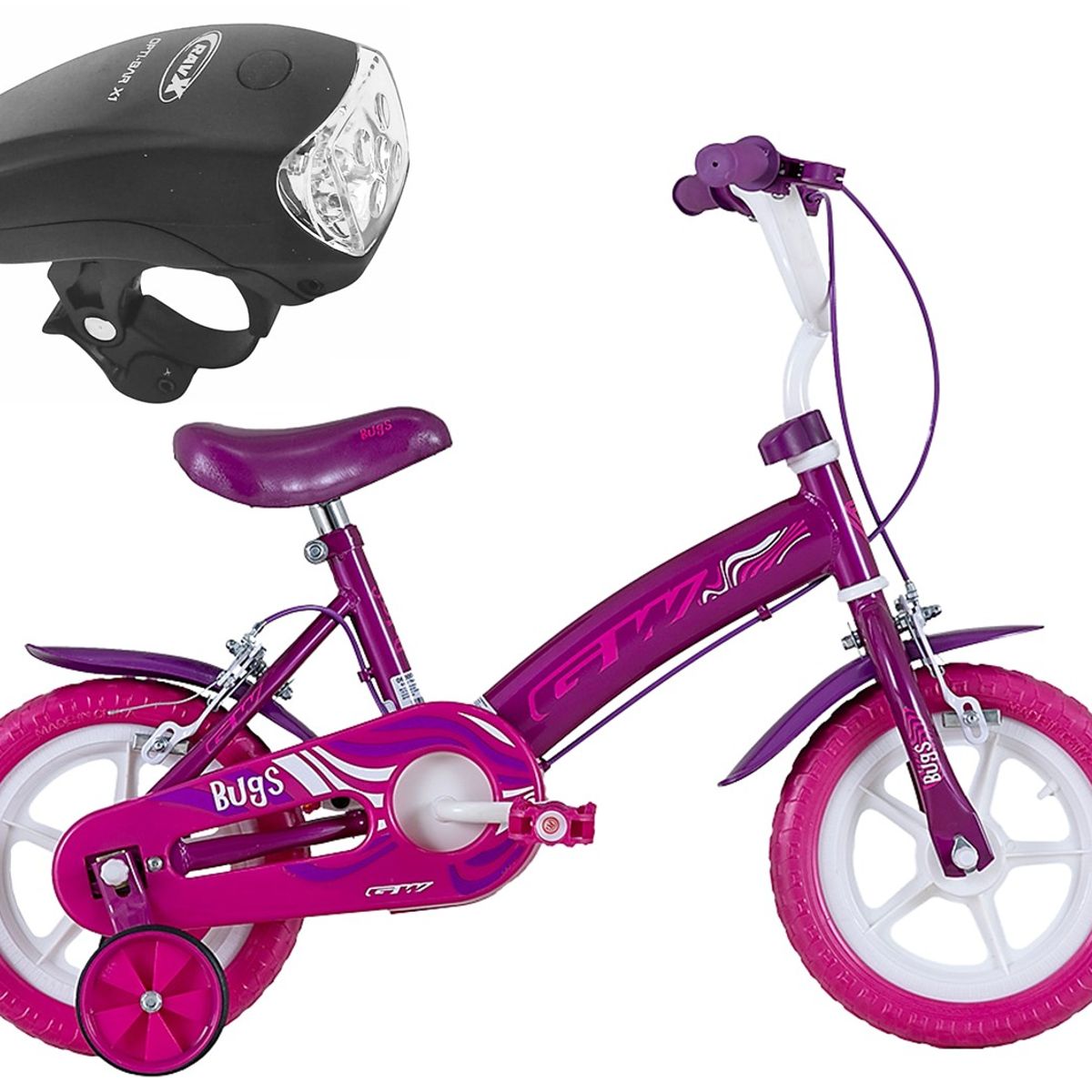 GW - Bicicleta Niña Gw Rin 12 Bugs Con Accesorios