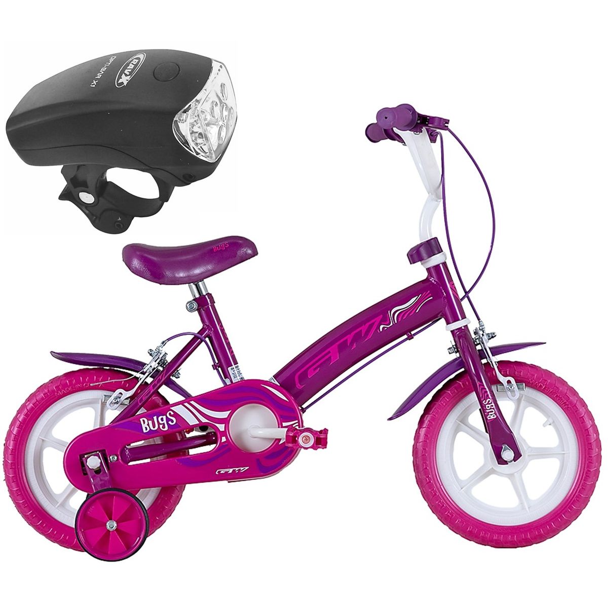 GW - Bicicleta Niña Gw Rin 12 Bugs Con Accesorios