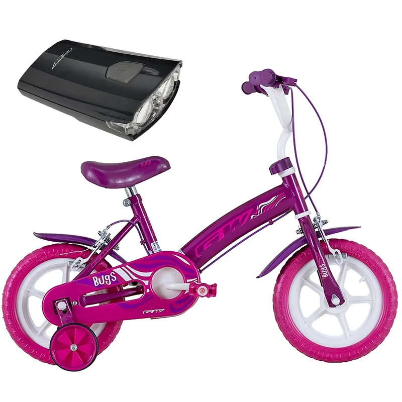 GW - Bicicleta Niña Gw Rin 12 Bugs Con Accesorios