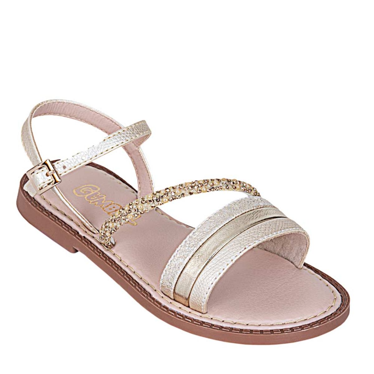 GUMBALL - Sandalia de Niña marca GUMBALL en Color DORADO   SANDBOTI