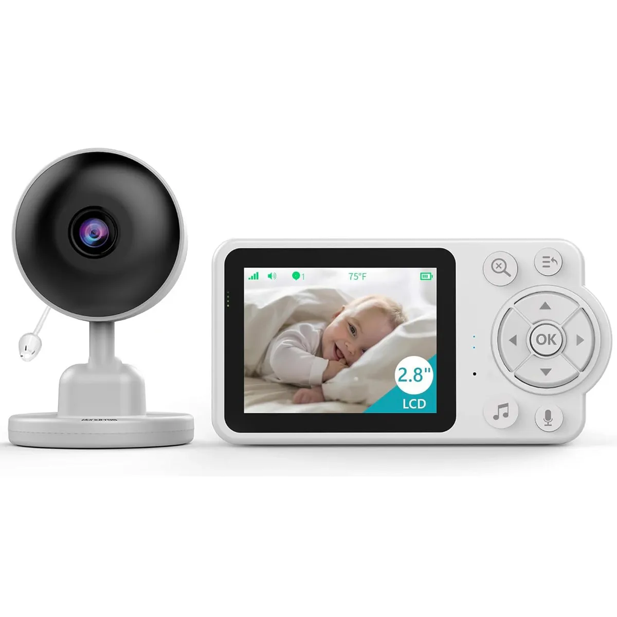 ONE PIXEL - Monitor Cámara De Bebé Inalámbrico Vision Nocturna Wifi Ajustable
