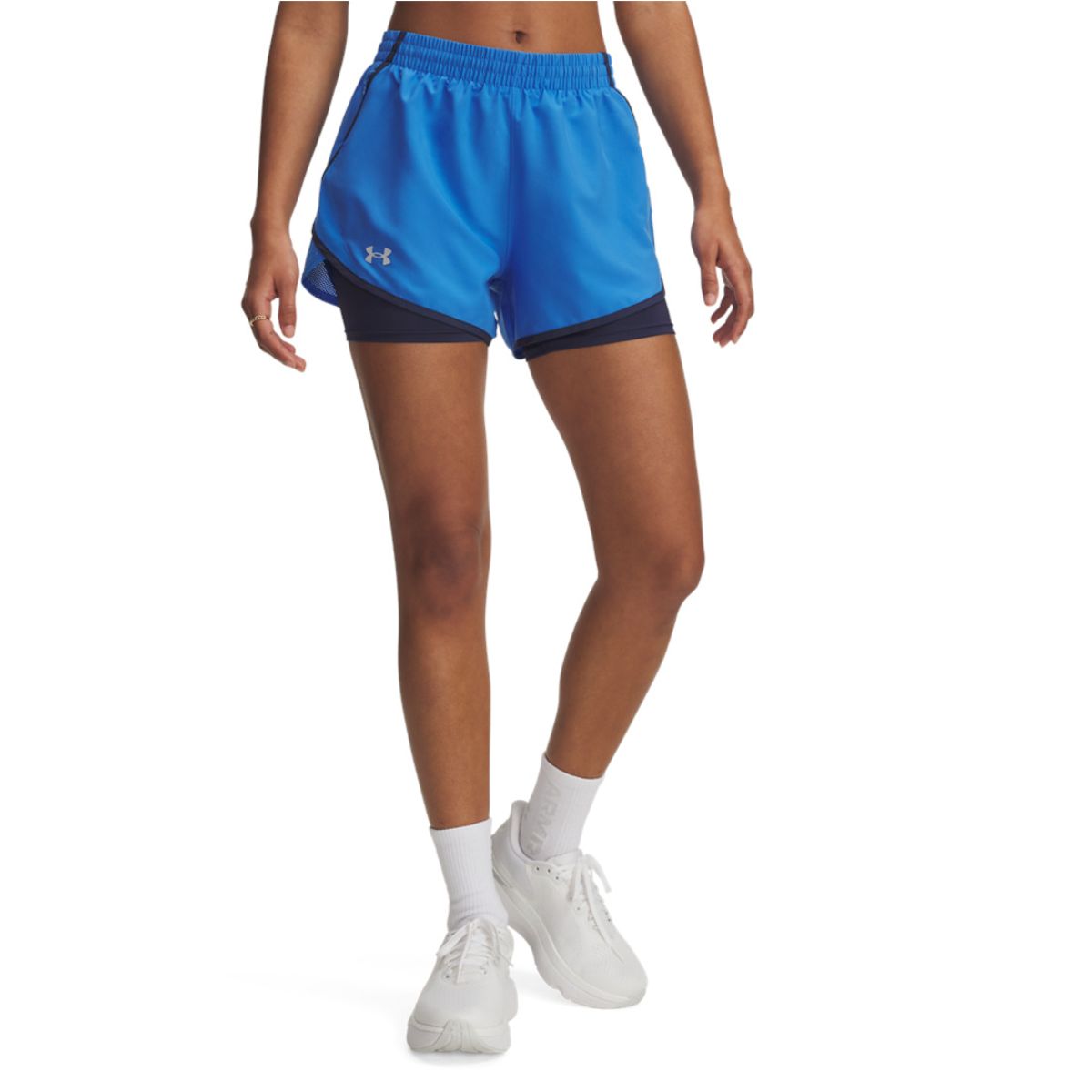 UNDER ARMOUR - Short Mujer Under Armour FLY BY 2 IN 1 SHORTS Azul UNDER ARMOUR