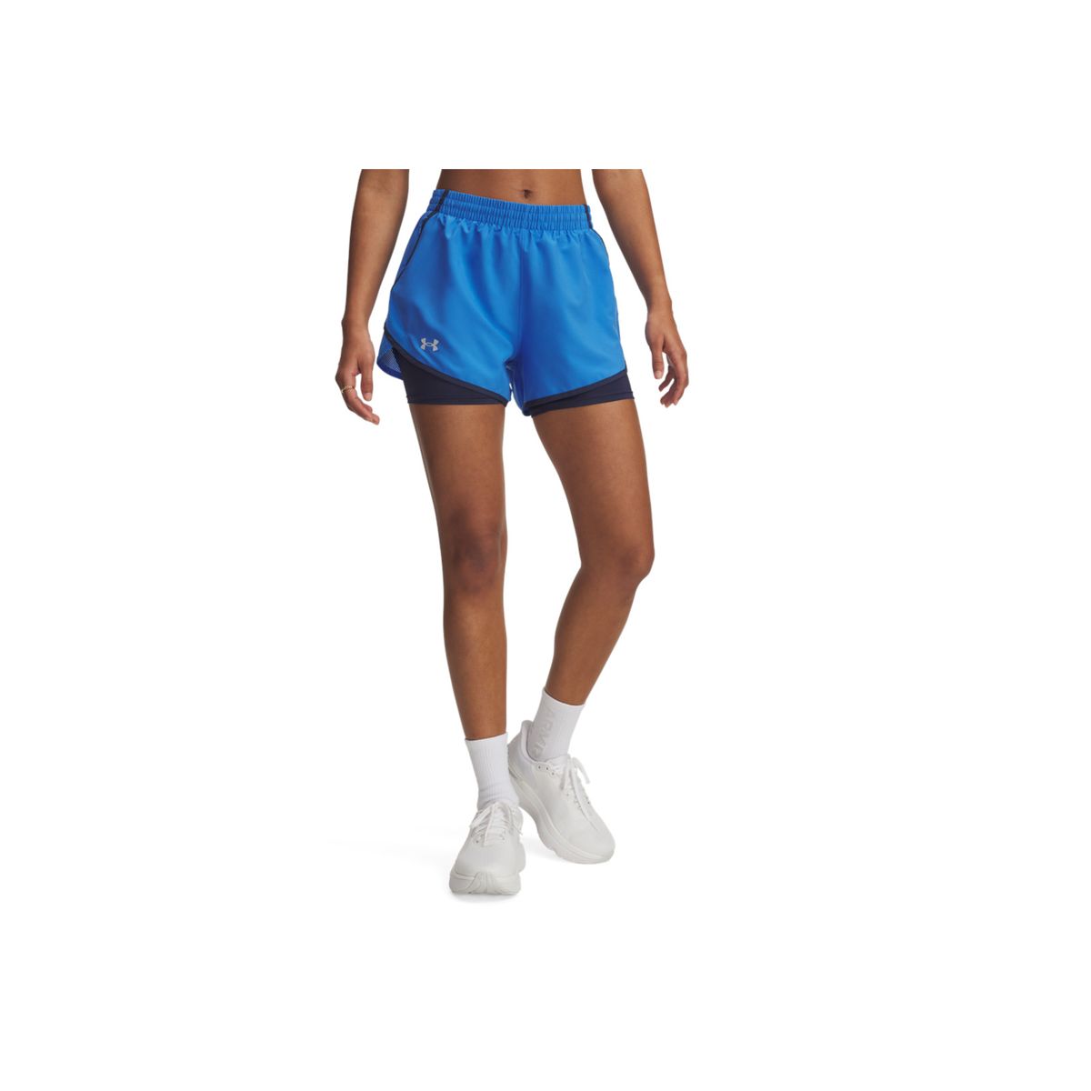 UNDER ARMOUR - Short Mujer Under Armour FLY BY 2 IN 1 SHORTS Azul UNDER ARMOUR