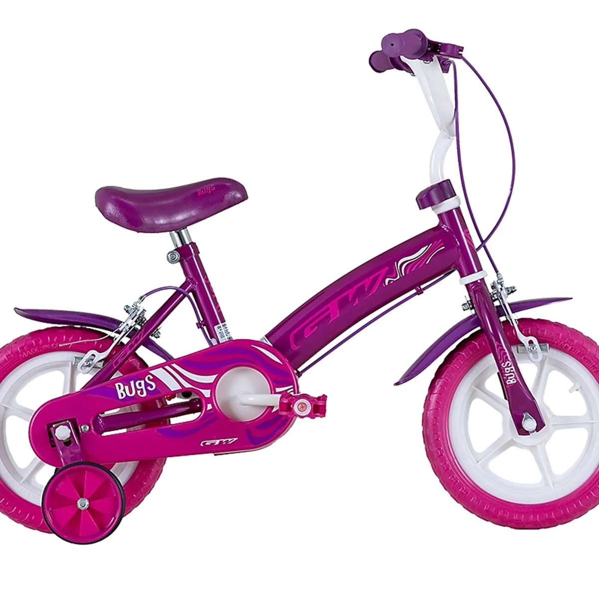 GW - Bicicleta Niño Niña Rin 12 Con Ruedas Auxiliares