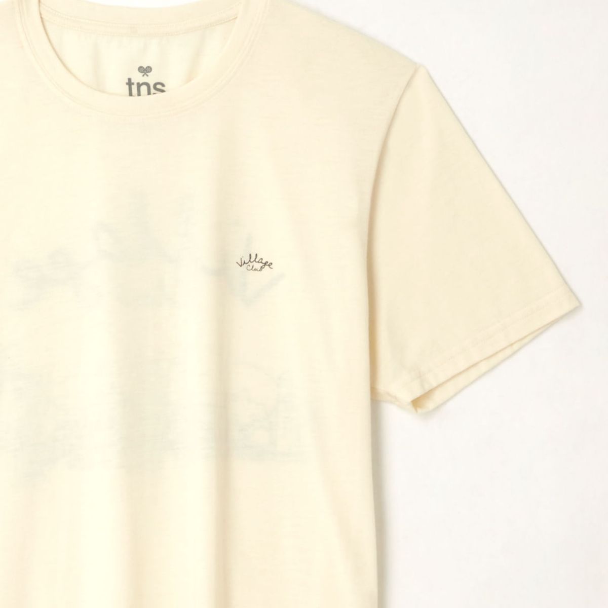 TENNIS - Camiseta básica crudo para hombre