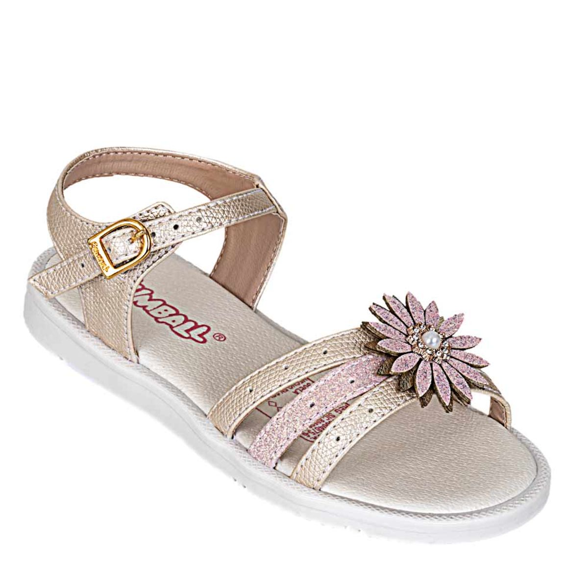 GUMBALL - Sandalia de Niña marca GUMBALL en Color DORADO ROSADO   SANDBERONICA