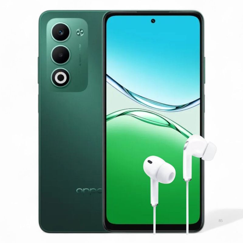 OPPO - Celular OPPO A5 5G 8GB 256GB Verde +  Audífonos Jack 3.5