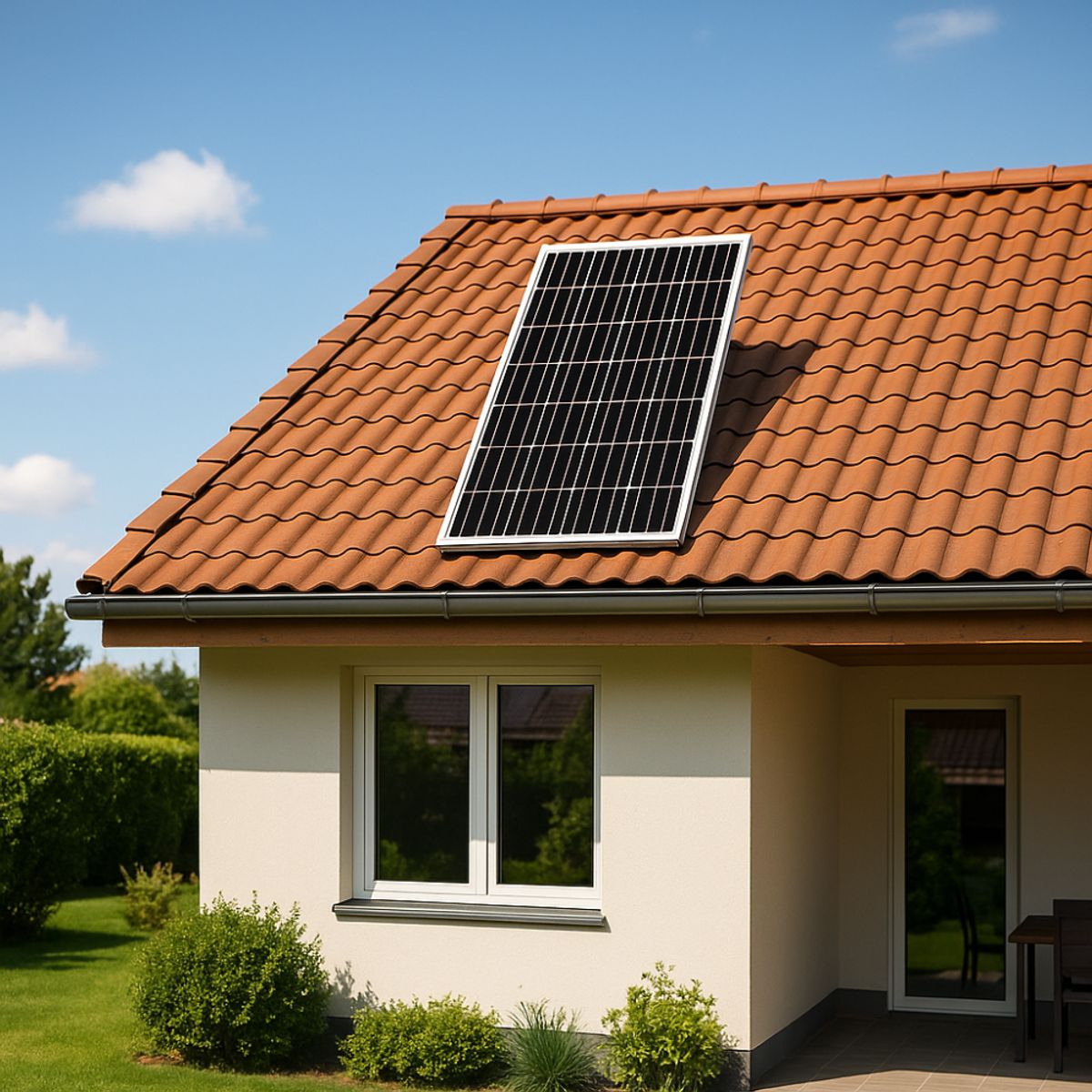 TECNOHOGAR JS - Panel Solar Monocristalino Kit Solar Casas Fincas 100w 18v