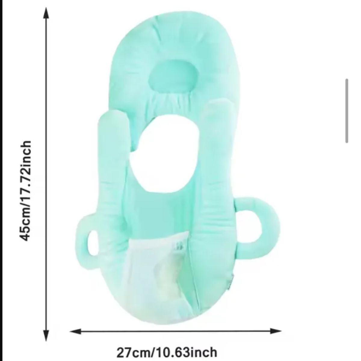 ORIGINS - Cojín Antireflujo  Bebé Cuna Soporte Para Lactancia verde