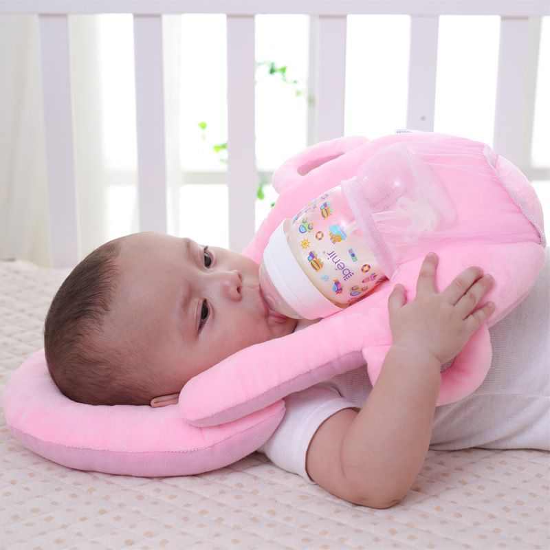 ORIGINS - Cojín Antireflujo  Bebé Cuna Soporte Para Lactancia rosa