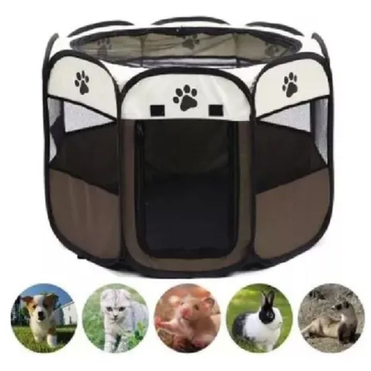ORIGINAL HEALTH - CORRAL PLEGABLE PARA MASCOTAS MULTIFUNCIONAL PERROS Y GATOS